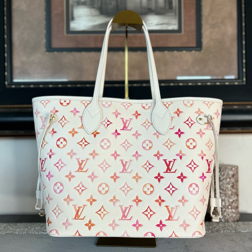 Louis Vuitton Neverfull MM Sunrise Aquarelle NWT Limited Edition M47080